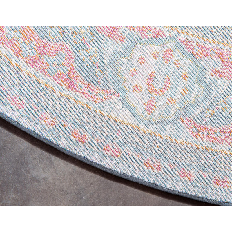 Oriental Indoor Rug, Round 4'