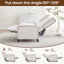 153cm Wide Chenille Wall Recliner Standard Recliner-1932448412