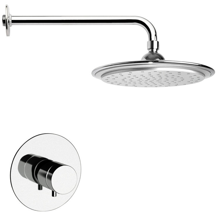Robinet de douche thermostatique avec valve et inverseur Mario
