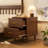 19" W Bedside Table with Storage Drawers-1308109628