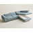 Light blue Polyester/Chenille