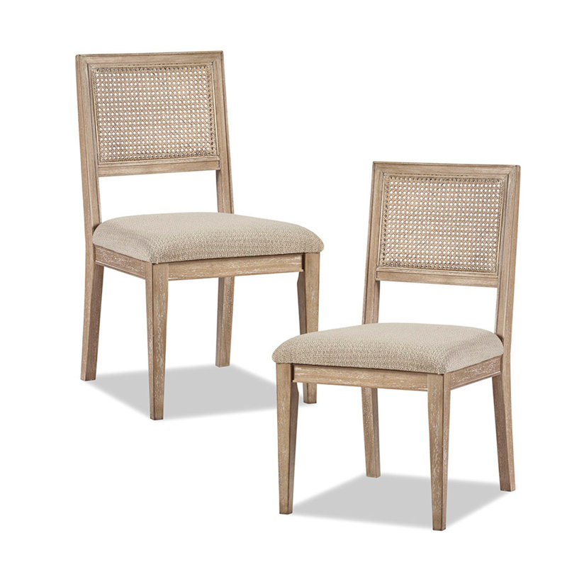 Ensemble de 2 chaises sans accoudoirs