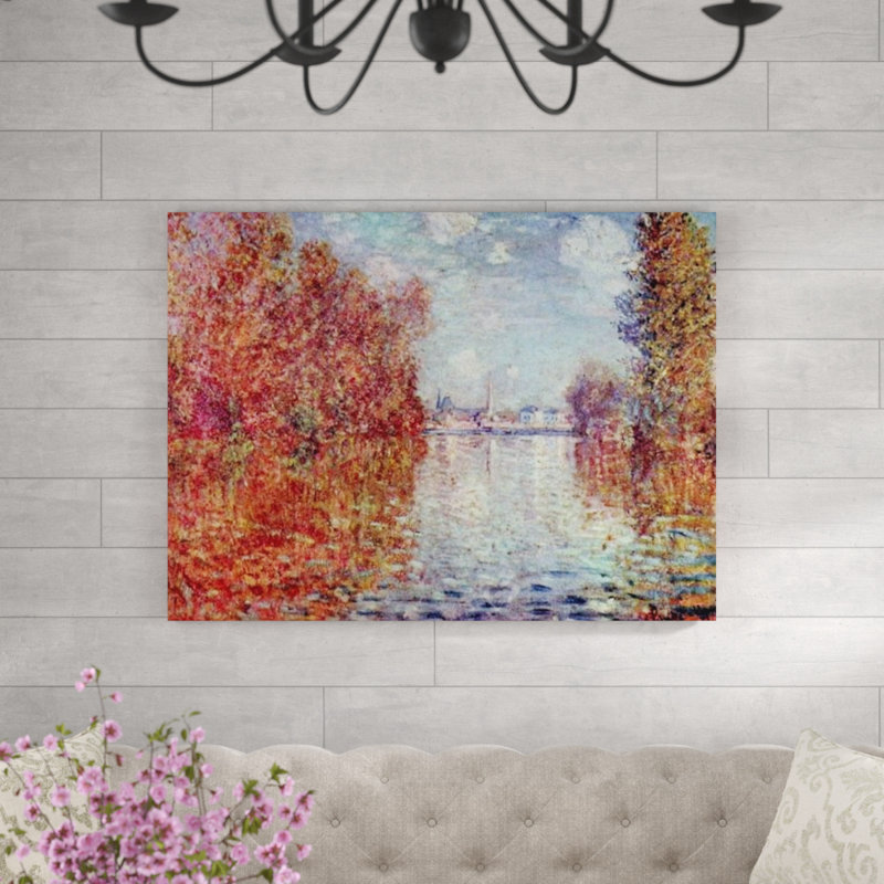 Claude Monet - Wrapped Canvas Painting, 60cm H x 80cm W x 1.8cm D