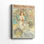 Monaco Monte-Carlo - Toile tendue avec châssis par Alphonse Mucha-591786069