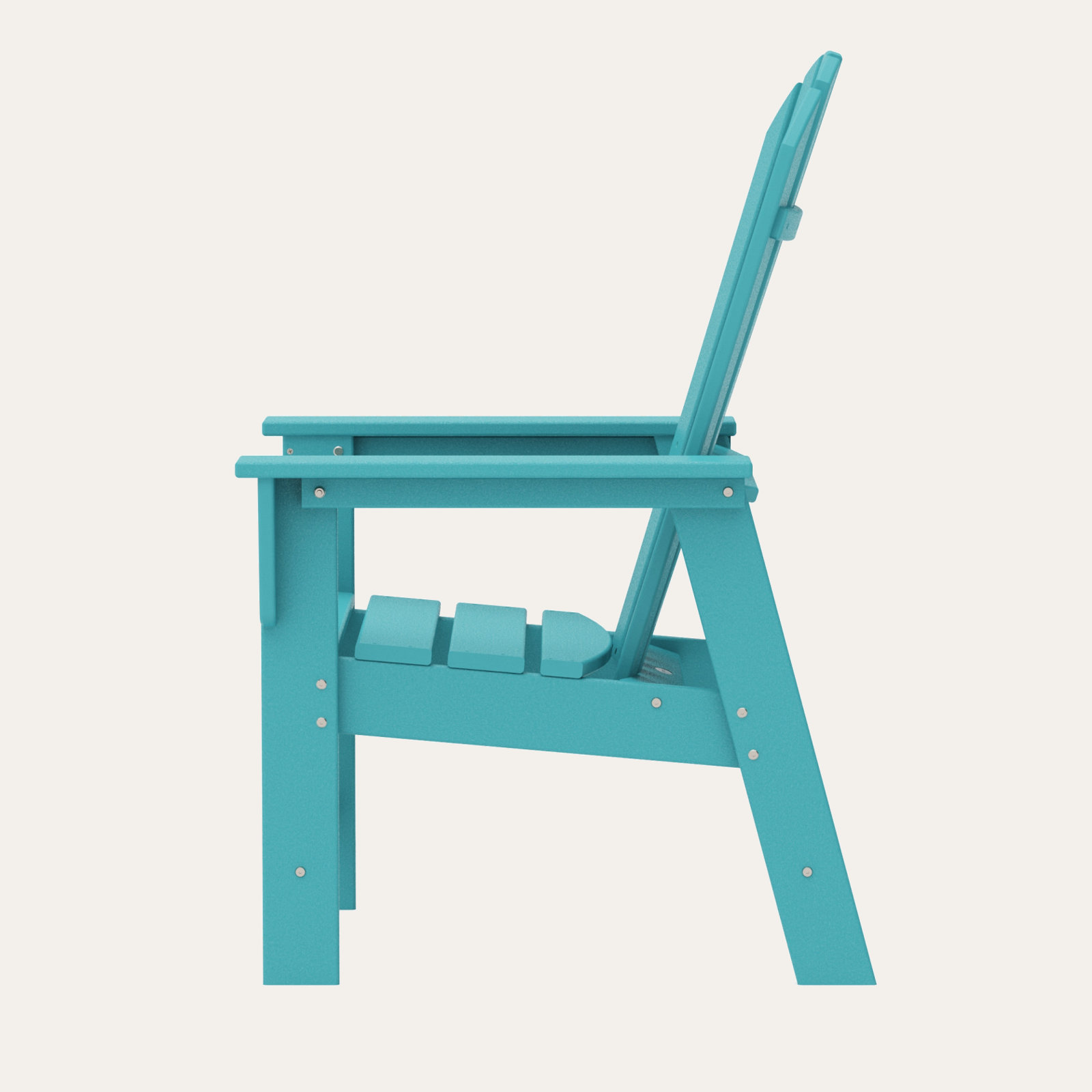 POLYWOOD South Beach Casual Chair, Aruba