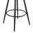 Sleek Swivel Bar Stool with Height Flexibility