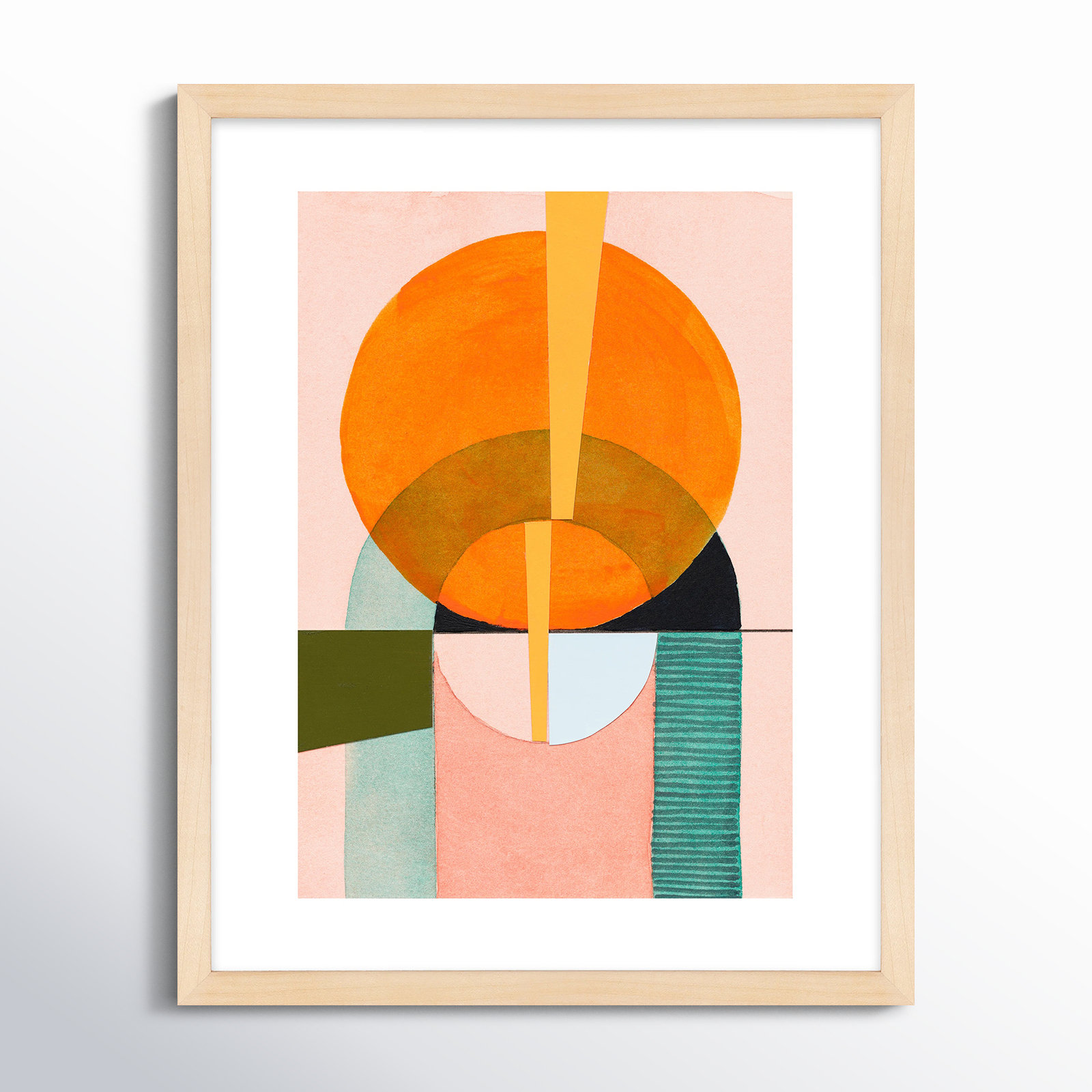Composition Nr. 5 by Allison Rietta, 30" H x 24" W x 1.25" D, Maple