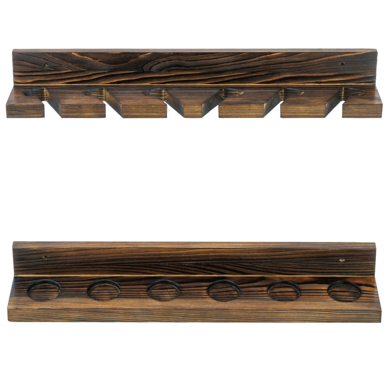 Wood Fishing Rack, Brown