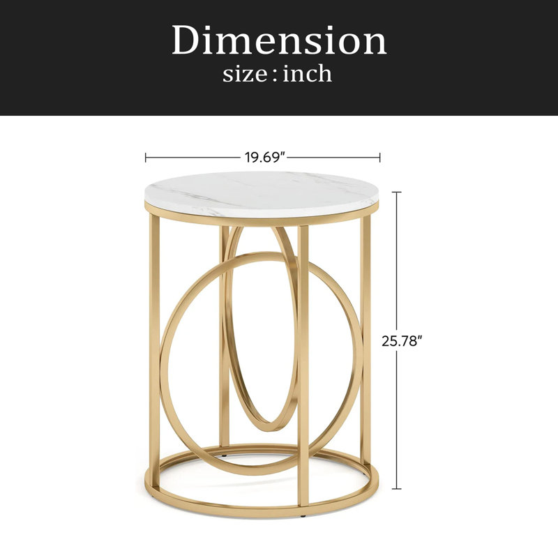 Round Coffee Table,Stylish Sofa Table,Elegant Side Table