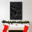 «Merry And Bright Chalk», reproduction sur toile tendue-1049946953