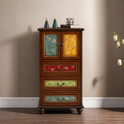 Armoire d'appoint polyvalente de style rustique américain