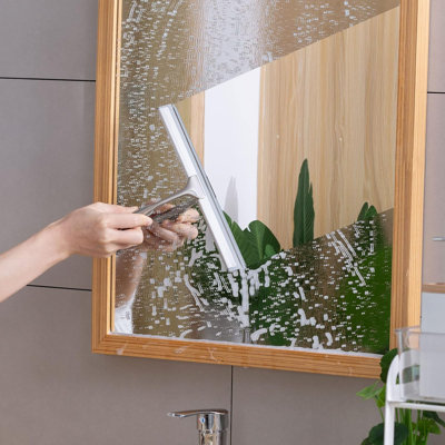 10 Glass Door Stainless Steel Shower Squeegee