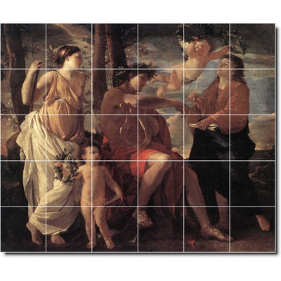 Carreau de peinture murale 48 po x 40 po 8 po x 8 po