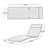 2Pcs Outdoor Chaise Lounge Cushion Set-375748239-375748237