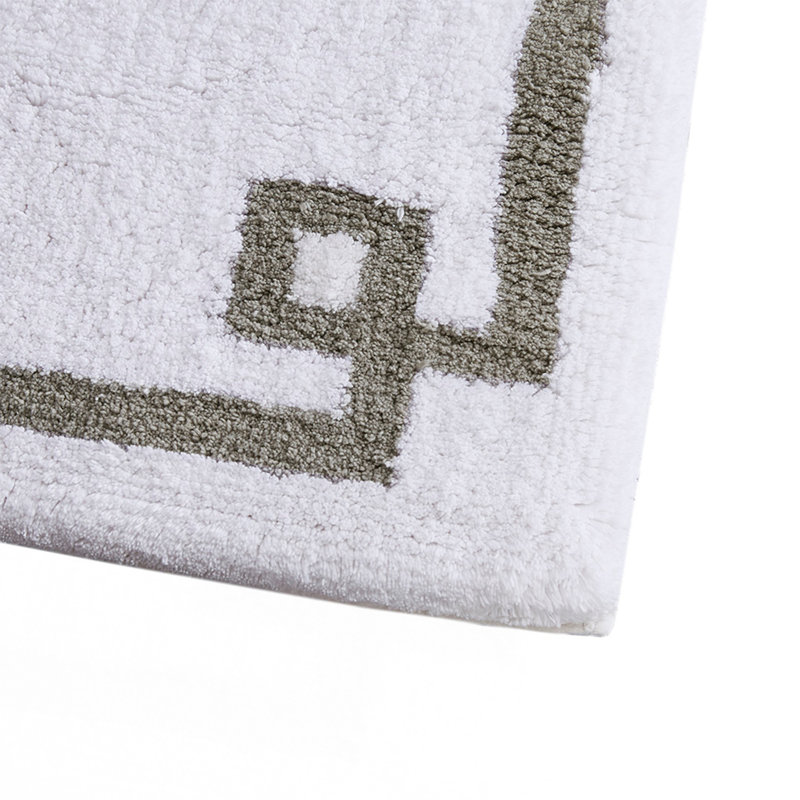 Cotton Tufted Bath Rug 24X40（Only One Rug）, White