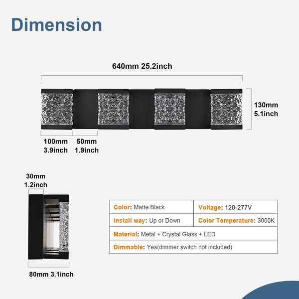 Dimensions du produit