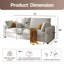 Canapé 71 po, causeuse moderne Mid-Century-953640884