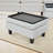 Modular Sectional Sofa, Corduroy U-Shape Sectional Couch With 2 Movable Ottoman For Living Room-1318907773