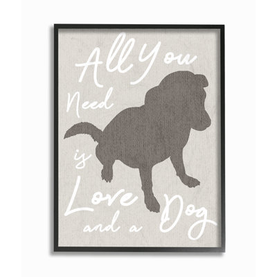 «All You Need is Love And a Dog», impression