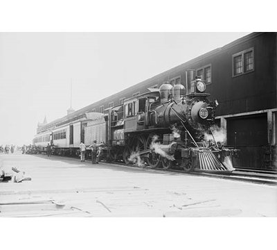 « harriman locomotive », reproduction de photo