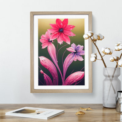 Unreal Flowers - Single Picture Frame Print