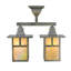 2 - Light Semi Flush Mount