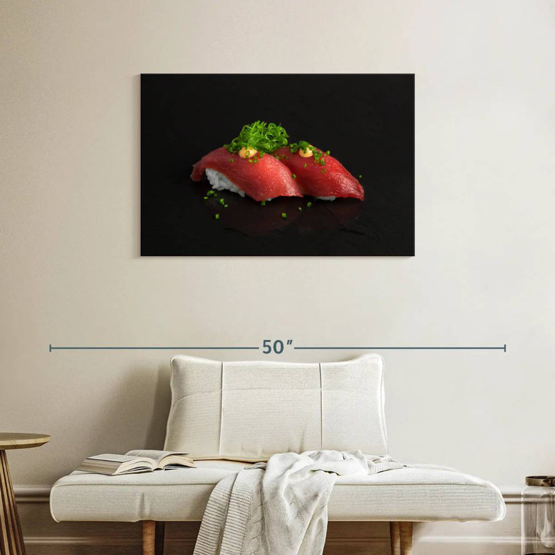 Yarlin nigiri sushi, H 24 po x l 36 po