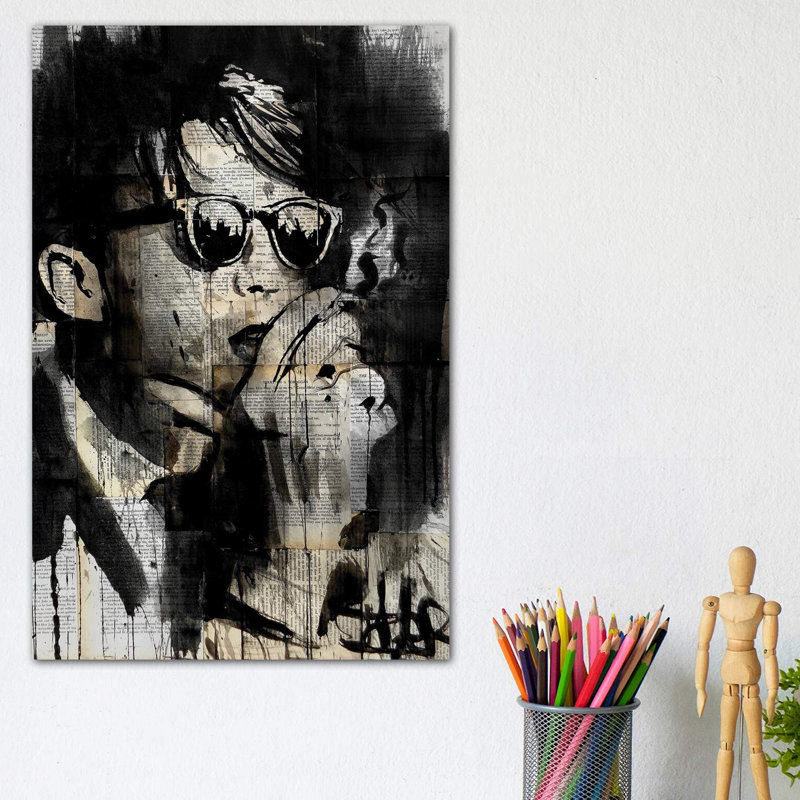 Auteur 1 Piece Wrapped Canvas Wall Art, 20.32 cm H x 30.48 cm W