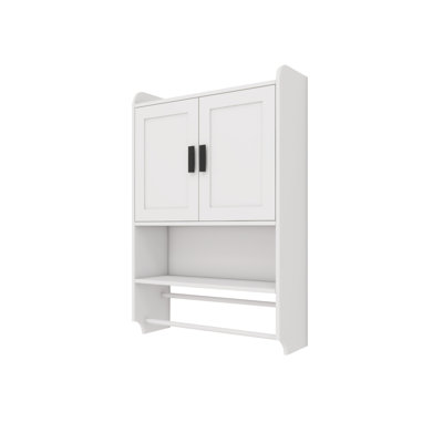 Armoire murale de salle de bain avec portes