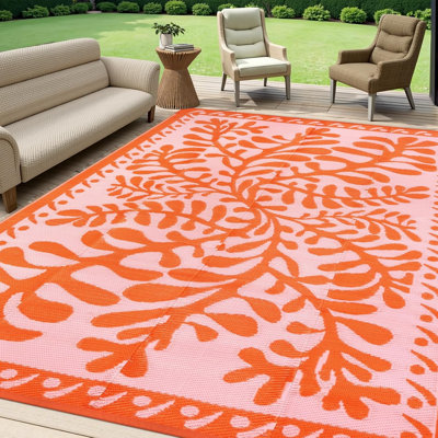 Tapis d'extérieur 8x10 pour terrasses, tapis de camping imperméable en liquidation
