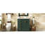 Meuble-lavabo de 76 cm avec lavabo en céramique - Structure en bois massif et design moderne - Finition imitant l'aspect réel de la vasque