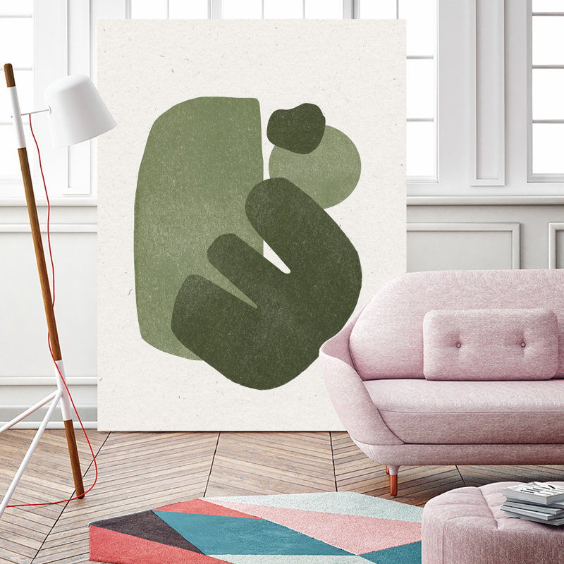 " Modern Green Shapes " by THE