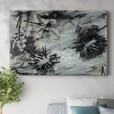 Black & White Chinois I-Gallery Wrapped Canvas