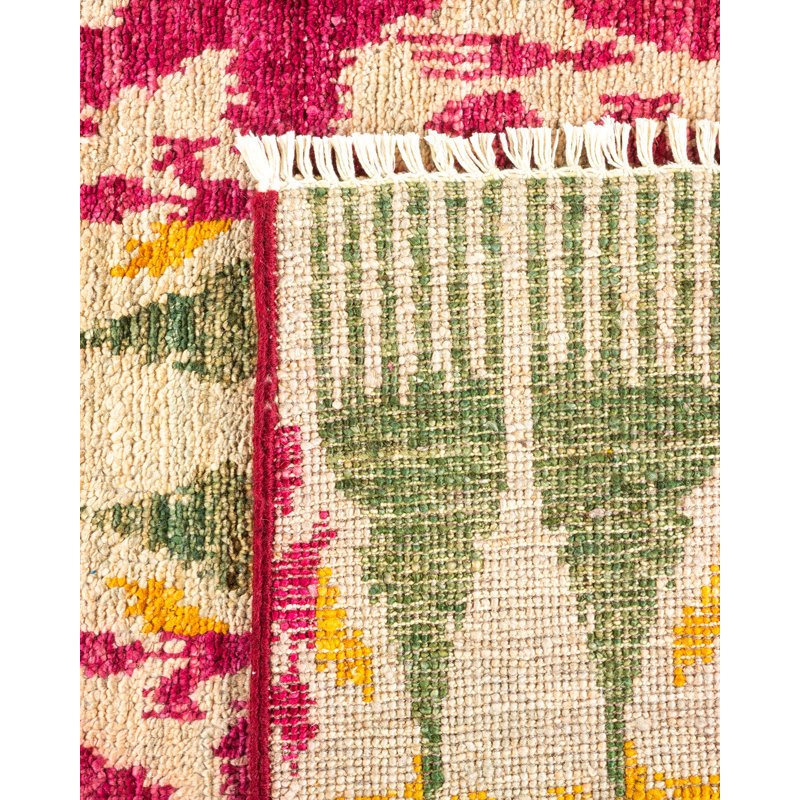Contemporary One-of-a-Kind 6' 0" X 9' 1" Hand Knotted Area Rug