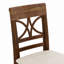 Ensemble de table de salle à manger 6 pièces à hauteur de comptoir en bois avec tablette de rangement, ensemble de table de cuisine avec banc et 4 chaises, style rustique-1900700314