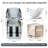 2025 4D Zero Gravity Dual SL Track Massage Chair Heated Full Body Reclining Massage Chair With AI Voice Control Body Scan