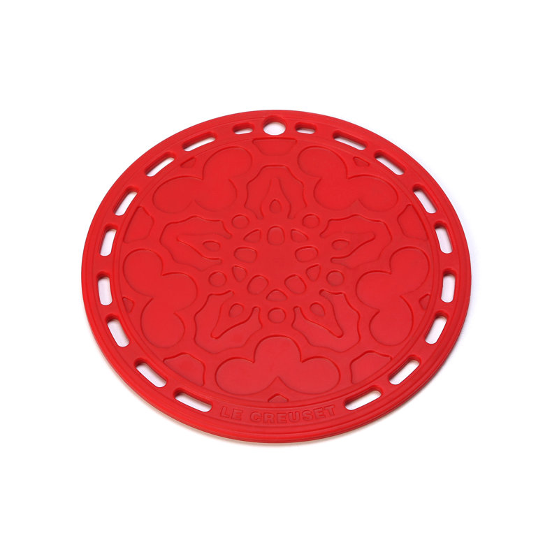 8" French Trivet, Cerise
