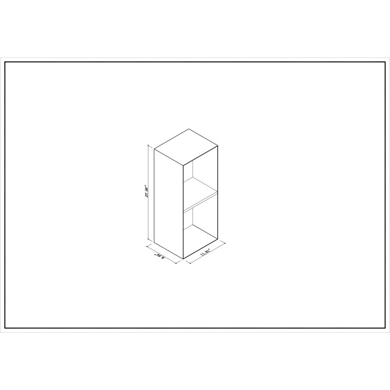 Shadow 12" Wall-Mounted Side Cabinet