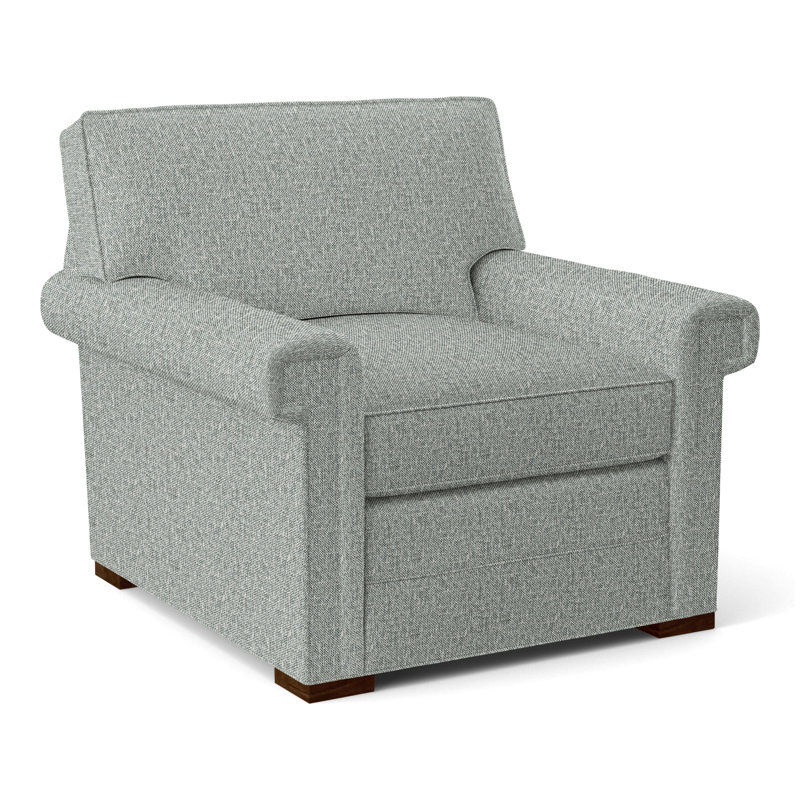Davidson Armchair, No, Kimoni Natural, Dove Gray