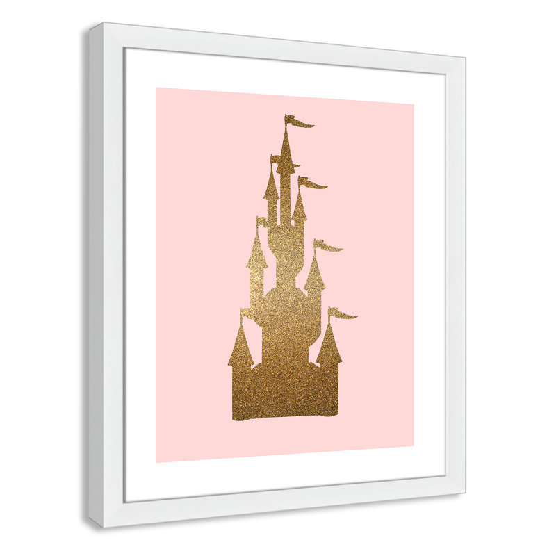 Fairytale 1, impression sur papier, H 16 po x l 12 po x P 0,63 po, Cadre blanc