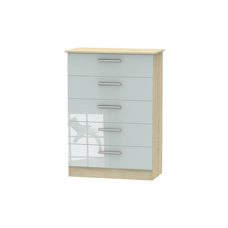 Fully Assembled Chesler 5 Drawer Chest
