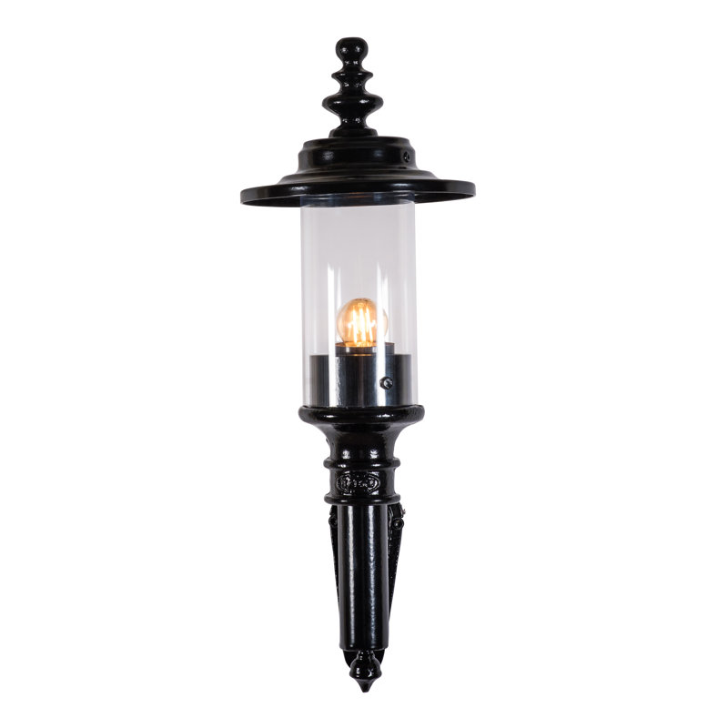 Black 15cm H Outdoor Wall Lantern