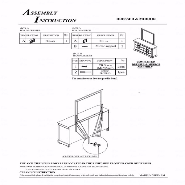 Dimensions du produit