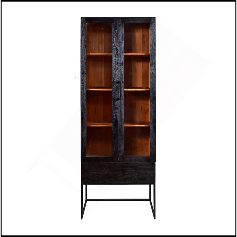 Versatile Rectangular Cabinet With Multiple Shelves For Efficient Storage
