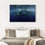 Baleines à bosse sur toile-1078703531