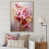 Toile naturelle avec cadre flottant