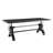 Genuine 96" Crank Height Adjustable Dining and Conference Table - Black by Modway