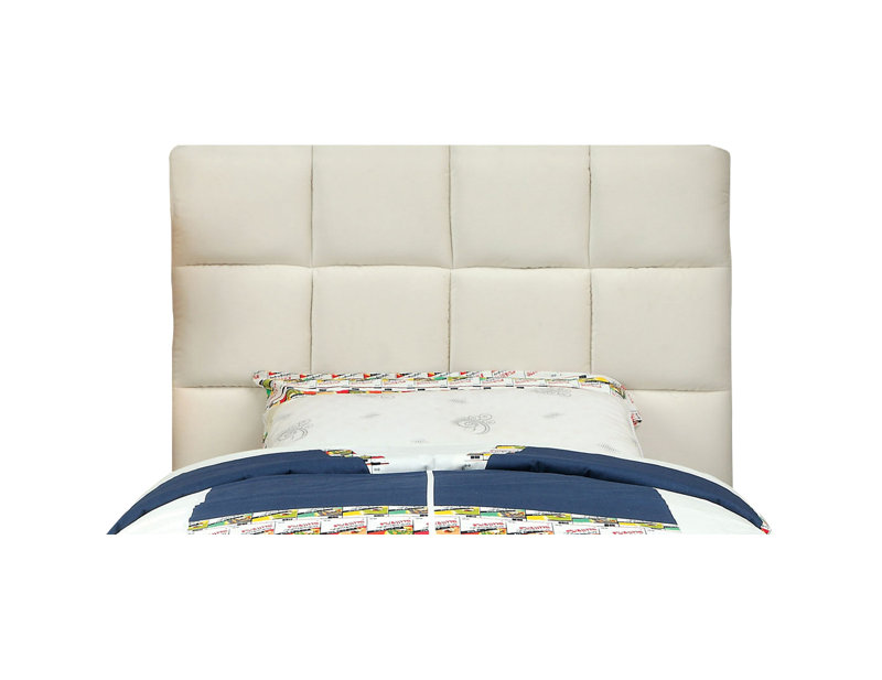 Choco Upholstered Headboard, Twin, Ivory