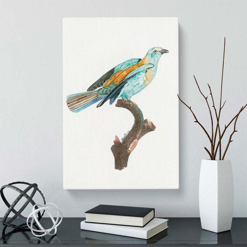 Abyssinian Roller Bird - Wrapped Canvas, 60cm H x 40cm W x 3cm D
