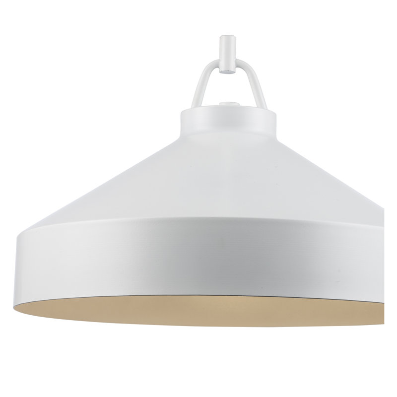 Orion 1 - Light Dome Pendant, White, 49.25" H x 16" W x 16" D